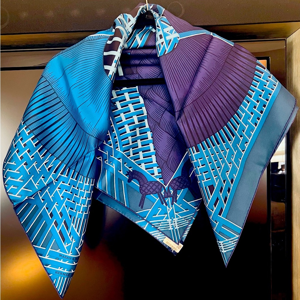 🐴 NEW Hermes Masan & Masan Scarf 90 Giftable Package